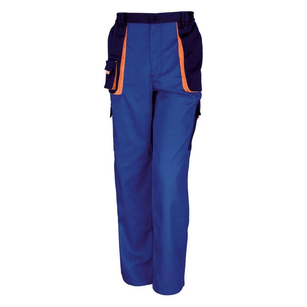 Result Work-Guard Mens Lite Trousers / Royal Blue/Navy